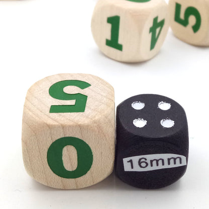 Dice 0-5 --- big numbers