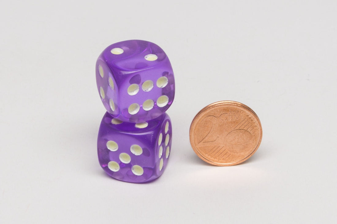 Glowing dice YELLOW