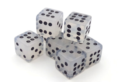 Plastic dice value 3-8