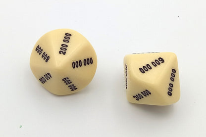 Plastic dice 100,000