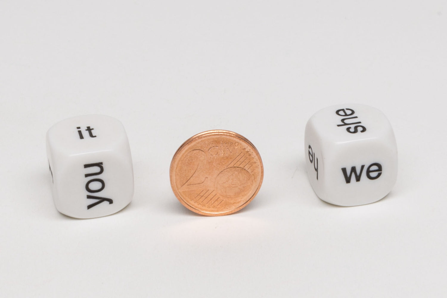 Personal pronoun dice (English)