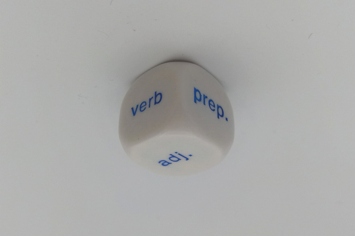 Parts of Speech dice (English)