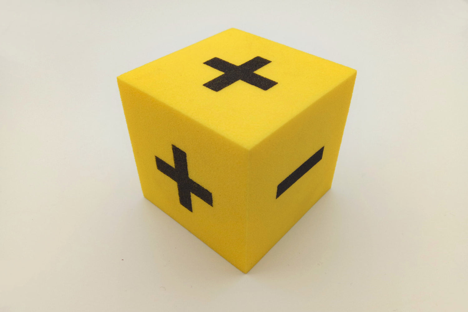 Foam dice + -