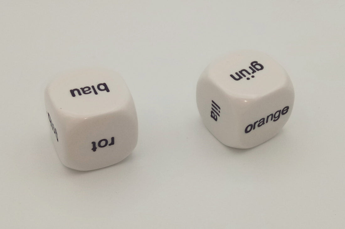 Educational dice german