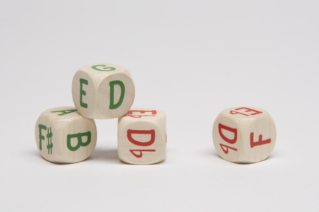 Music cube, music note cube