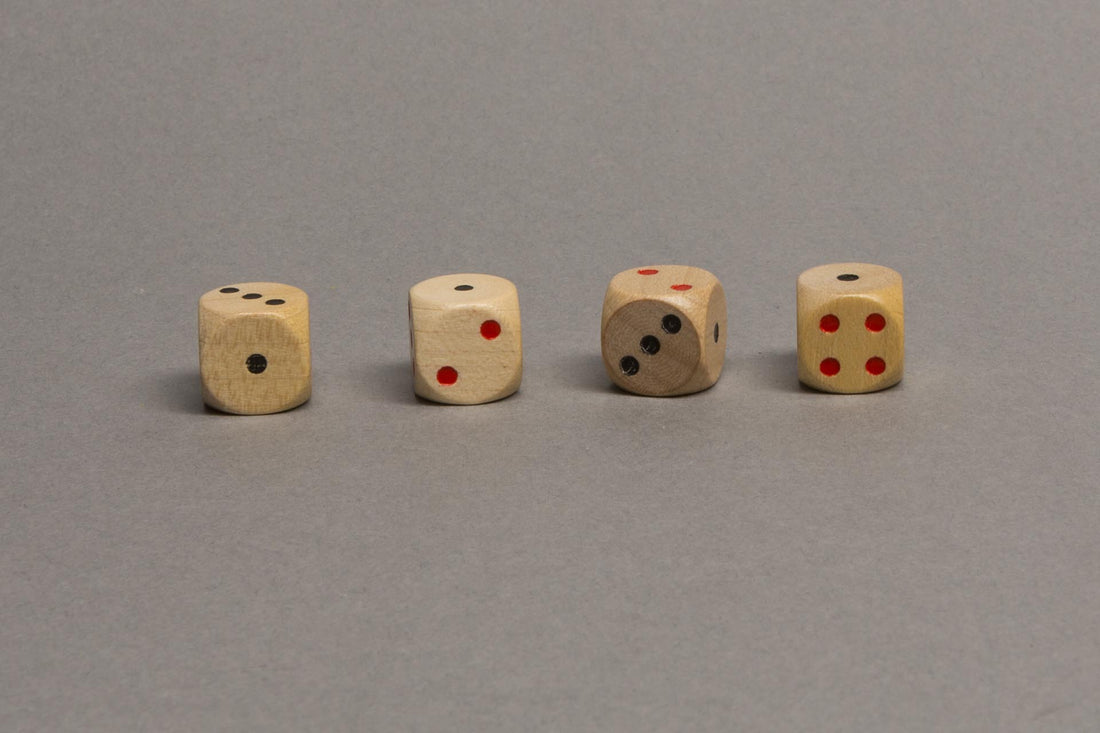 Dice 1-1-2-3-3-4
