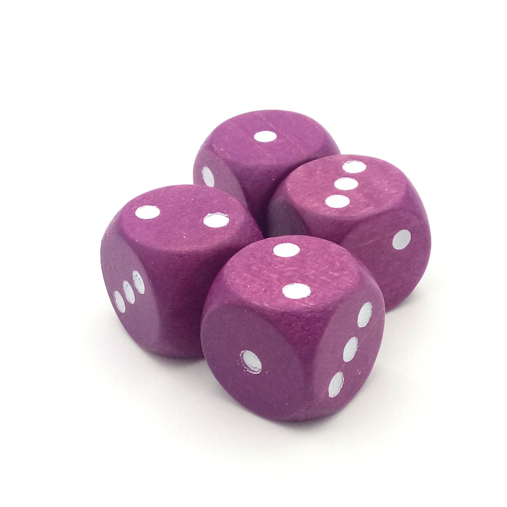 Wooden Dice, 20mm, 1-2-3