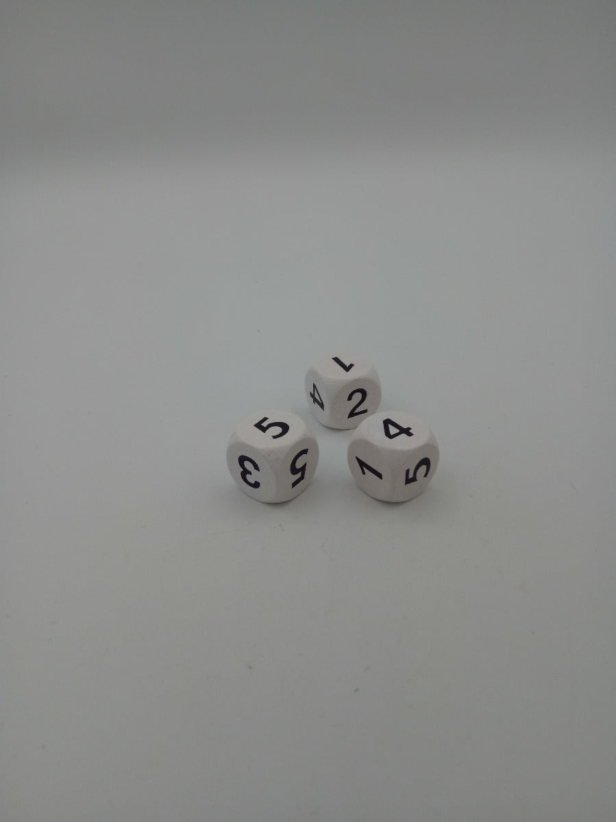 Dice 1-2-3-4-5-5