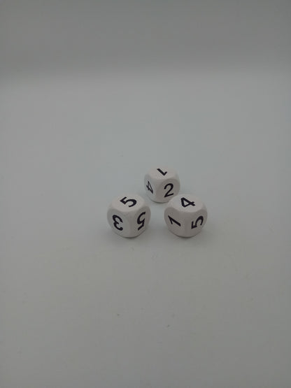 Würfel 1-2-3-4-5-5