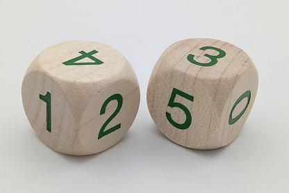 Number dice 0-5