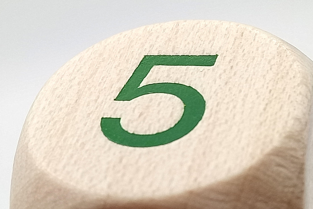 Number dice 0-5