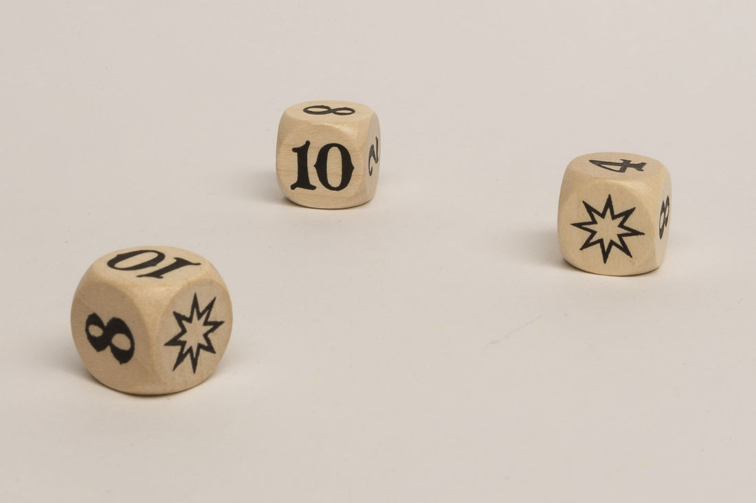Number dice 2/4/6/8/10/star