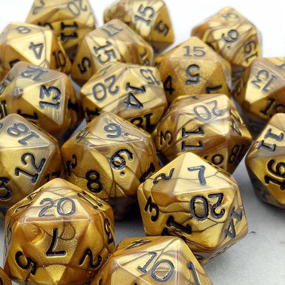 Dice gold-silver-bronze