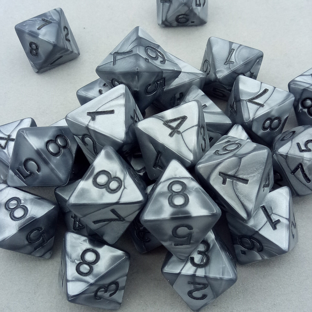 Dice gold-silver-bronze