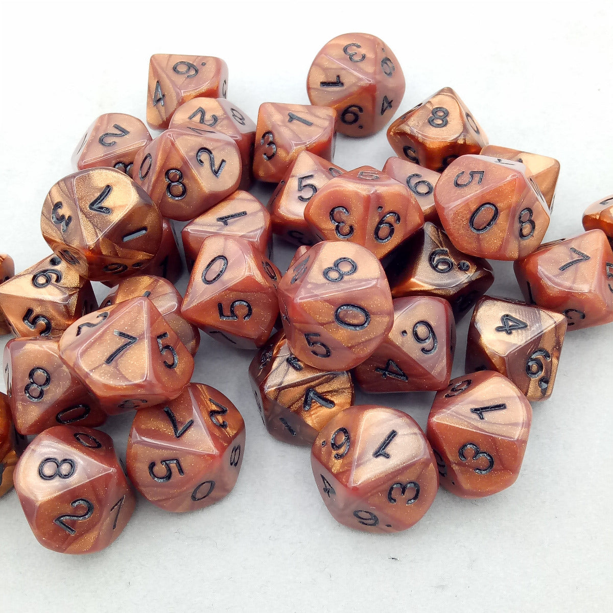 Dice gold-silver-bronze
