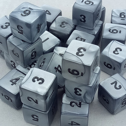 Dice gold-silver-bronze