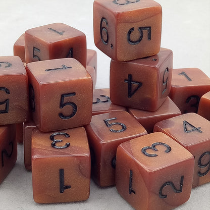 Dice gold-silver-bronze