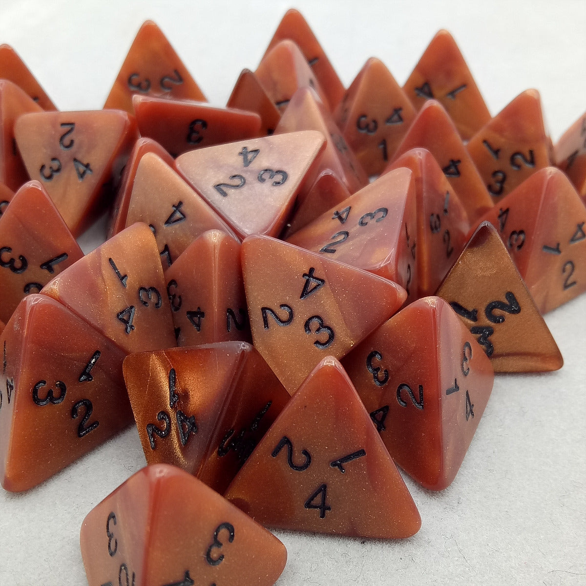Dice gold-silver-bronze