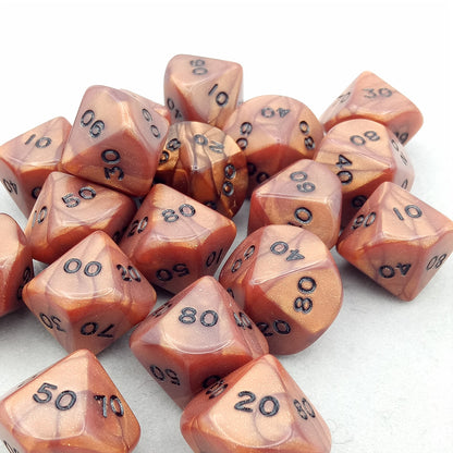 Dice gold-silver-bronze