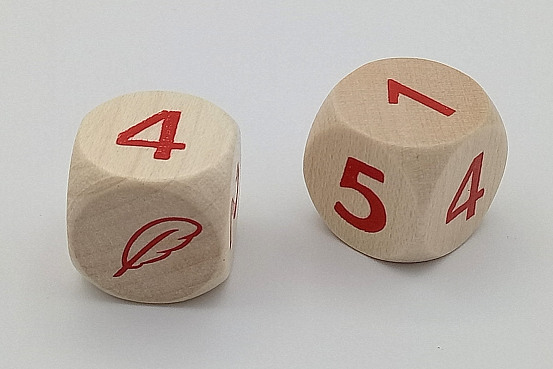 Würfel Feder