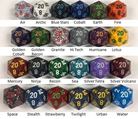 Dice Sets Speckled &amp;amp; Elemental