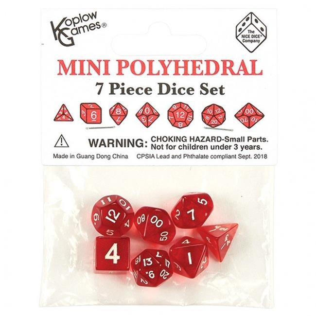 Mini Dice set-black-blue