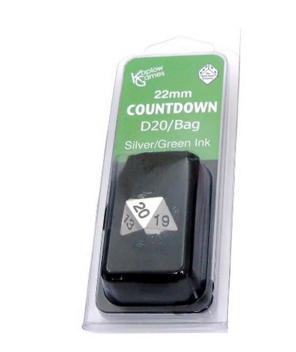 Metal Dice D20+Bag