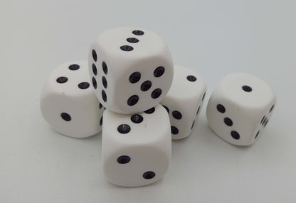Standardwürfel weiß