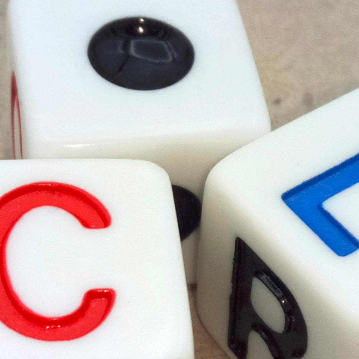 Buchstabenwürfel LCR (Left Center Right) - Richtungswürfel