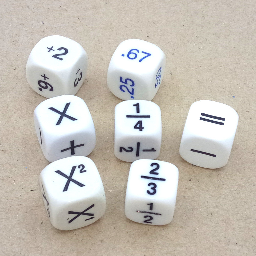 Math dice mix
