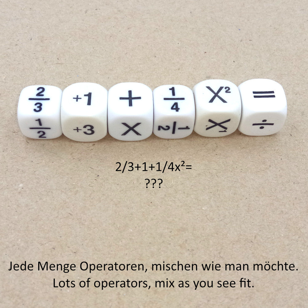 Math dice mix