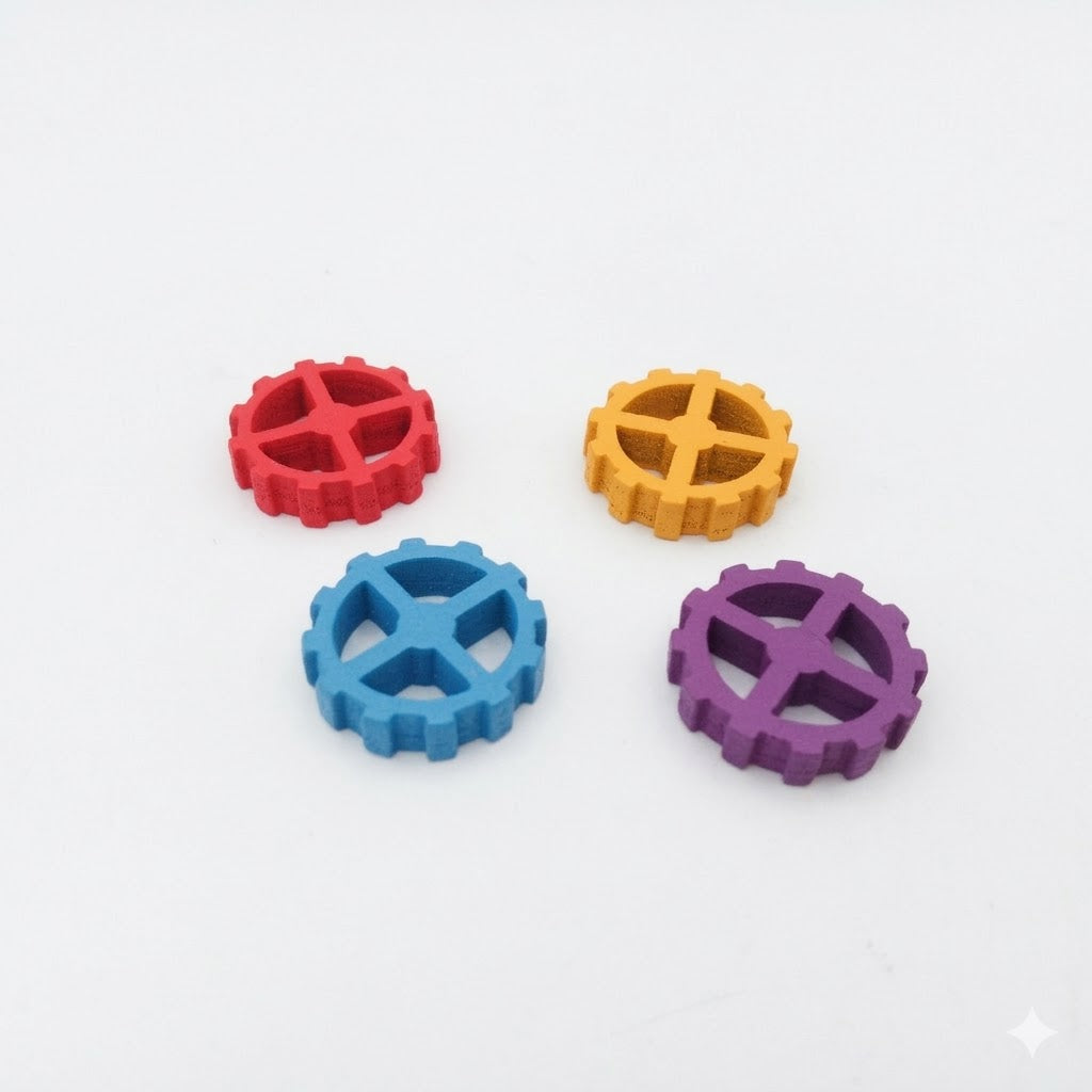 Zahnrad Token (bunt)