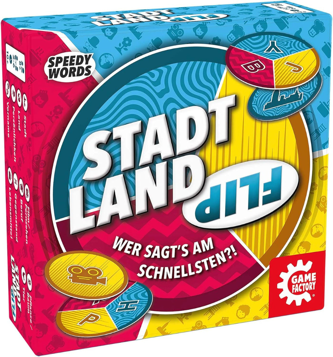 Stadt Land Flip, das superschnelle Wortspiel (DEU) - used, condition A