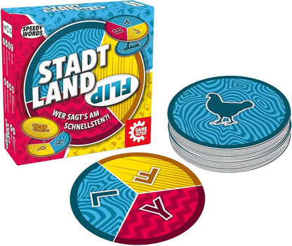 Stadt Land Flip, das superschnelle Wortspiel (DEU) - used, condition A
