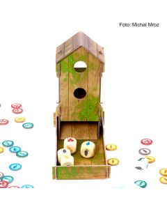 Wingspan dice tower bird feeder
