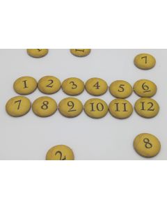 Zahlenchips (Set für Siedler Basisspiel)