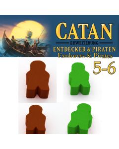 Settler Game Set - Explorers & Pirates - 5-6 players