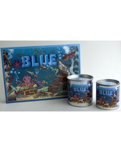 BLUE in metal box 