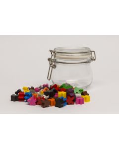 Bonbon glass - with small meeples