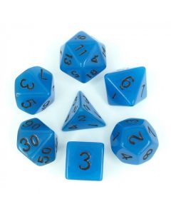 Set glow in the dark dice blue