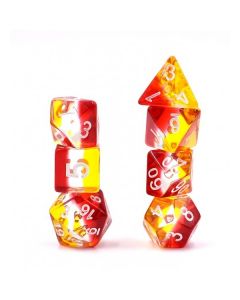 7 pcs (yellow+white+red) dice set dice set