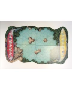 Game board Sea Sim hexagonal areas