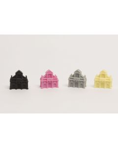 Set plastic houses from Bombay