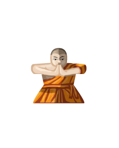 Shaolin-Mönch - Aufkleber für Meeple