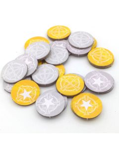 Kreuzritter-Pappmünzen