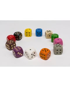 wooden dice small