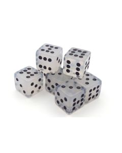 Plastic dice value 3-8