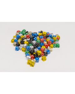 Set miniature dice small approx. 100 pieces