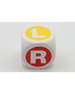 Letter dice L / R