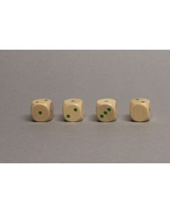 Dice 1-2-3 with one empty side